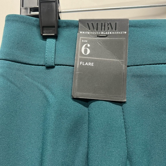 White House Black Market Slim Flare Leg Pants Size 6R - Picture 5 of 8